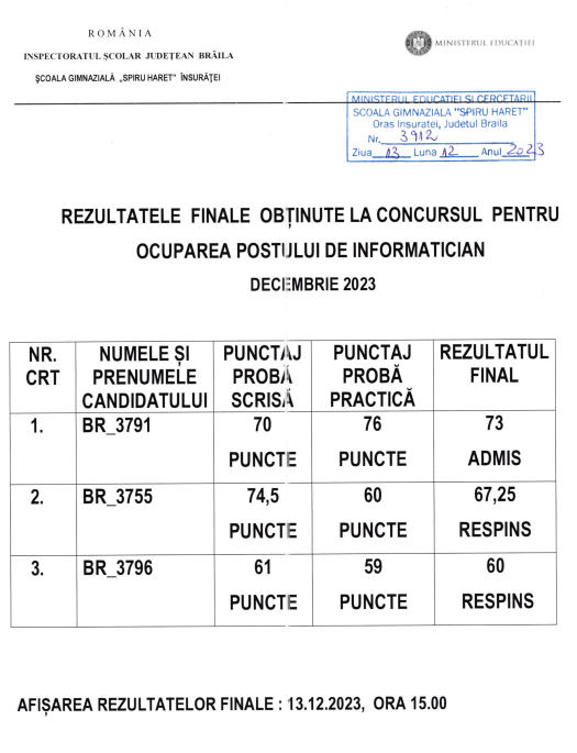 finale info